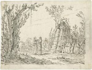 Landliche Szene by Johann Georg Wille