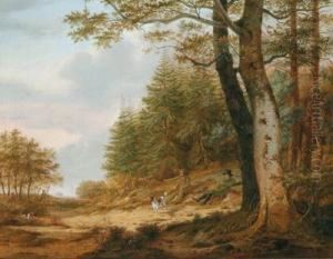 Jager Bei Der Rast by Johann Christian Willem Saaft
