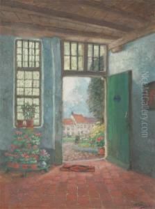 Interior With View On The Beguinage