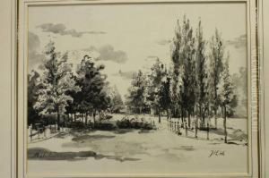 Maliebaan by Jozef Willemszoon Hoevenaar
