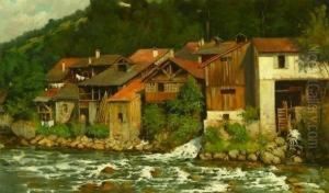 River Town by Michel Willenigh