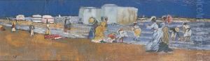 Plage Animee by Arthur Willett