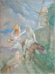 Le Meunier Entreprenant by Adolphe Willette