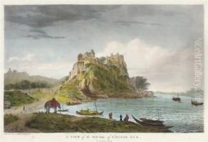 View Of The West Side, Of Chunar Gur by William Hodges