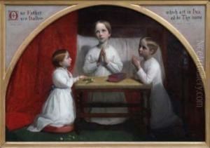 Portrait Ofthree Young Children Kneeling