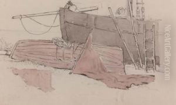 Boats At Rest, Dalkey - view 1