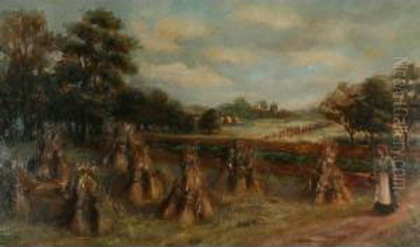 Corn Stacks, - view 1