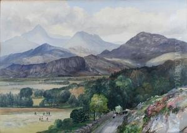 Snowdon From Between Bedgellert Andtanny-bwlch - view 1