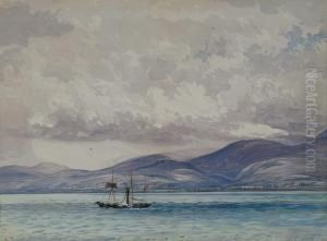 View Of Penmaen Mawr From Beaumaris, Anglesey