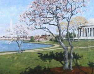 Cherry Blossoms At Tidal Basin