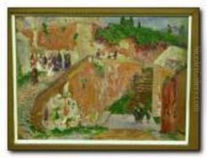 Steps At Santamargherita by Christopher David Williams