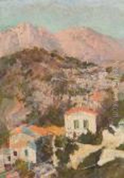Houses On A Mediterranean Hillside - view 1
