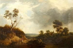 Figures In An Extensive Landscape