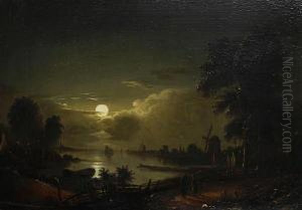 River By Moonlight - view 1