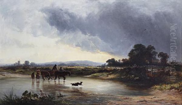 Fording The River - view 1