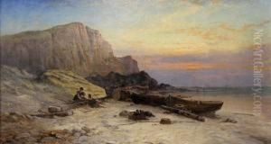 Evening On The Coast by George Augustus Williams