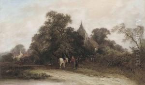 Morning At Otford, Kent by George Augustus Williams
