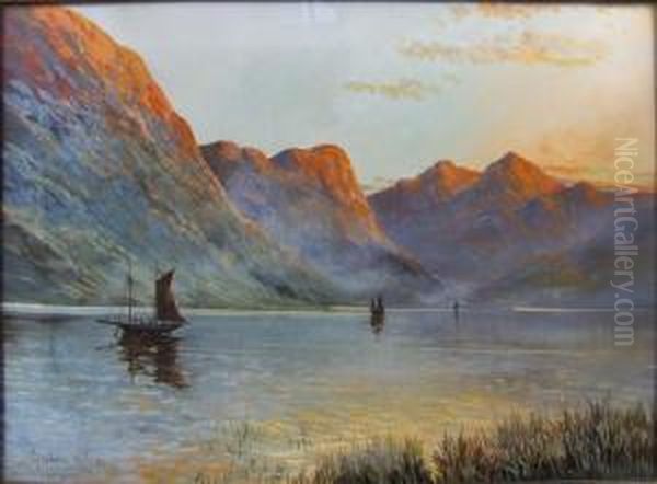 Sunset Over Ullswater - view 1