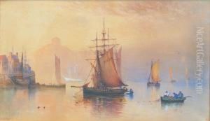 A Misty Morning On The Castlewater, Plymouth by Harry Williams