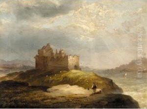 Castle Tioram, Moidart by James Francis Williams