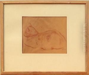 Resting Cat by Keith Shaw Williams