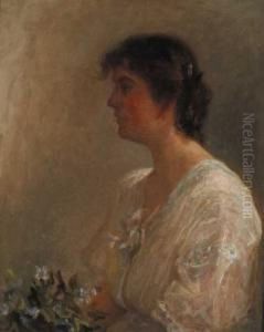 Portrait Of A Lady, Circa 1904 - 08 by Lily Williams