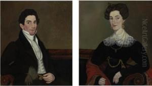 Gentleman With Doe-skin Gloves, Gold Watch And Watch-winder And Lady With Jewels And Paisley Shawl: A Pair Of Portraits Gentleman With Doe-skin Gloves, Gold Watch And Watch-winder And Lady With Jewels And Paisley Shawl: A Pair Of Portraits