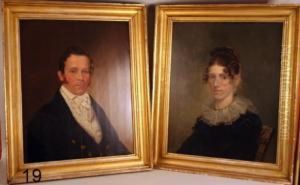 Pair Of American Portraits by Penry Williams