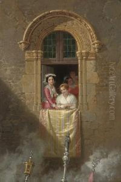 A Passiontide Procession - view 1