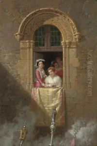 A Passiontide Procession by Penry Williams