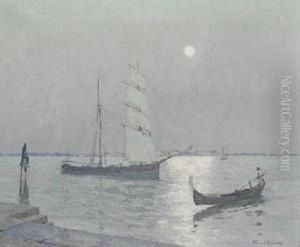 Early Moonrise, Venice