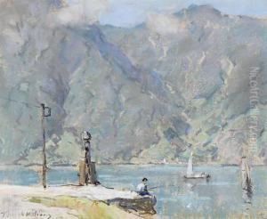 Lake Lucerne, Fuellen, Switzerland by Terrick John Williams