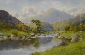 River Llugwy And Moel Sibab