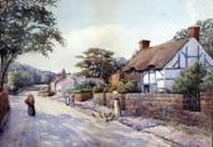 Burton Village Near Neston, Cheshire
