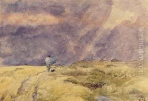 Figure On A Windswept Moor