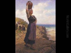 A la Fontaine (At the Fountain) by Jules Breton