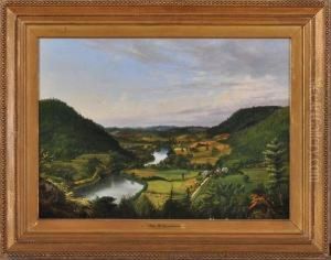 Landscape With Rivers And A Farm by John Williamson
