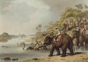 And Samuel Howitt (1756-1822) by Samuel Howitt And Captain Thomas Williamson
