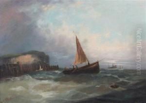 Fishing Boats At Sea