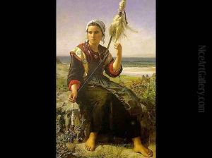 The Rest Of The Haymakers by Jules Breton