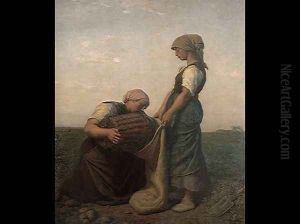 The Potato Harvest by Jules Breton