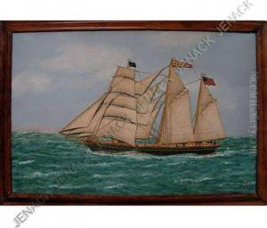 Schooner "hawaii" by Thomas Willis