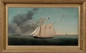Diorama Portrait Of The Pilot Boat by Thomas Willis