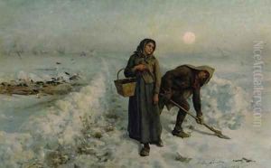 Sur la Route en Hiver, Artois (On the Road in Winter, Artois)