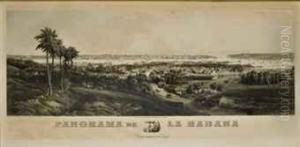 Panorama De La Habana, Vista Tomada Desde Regla by Edouard Willmann