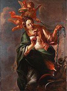 Apotheose Der Heiligen Margarethe by Michael Leopold Willmann