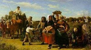 The Vintage at Chateau Lagrange by Jules Breton