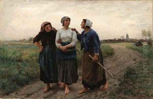Les Amies (Setting out for the Fields) by Jules Breton