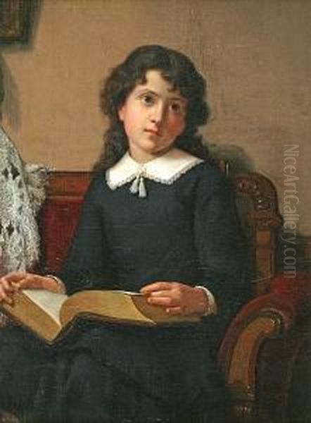 Girl Reading - view 1