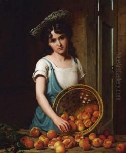 Girl With Peaches